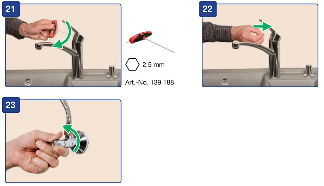 BLANCO NEA HD Shower Head Complete MZ Galvanic Assembly & Installation