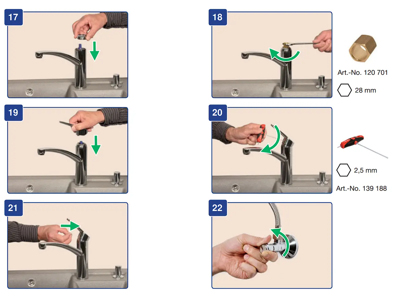 BLANCO NEA HD Shower Head Complete MZ Galvanic Assembly & Installation