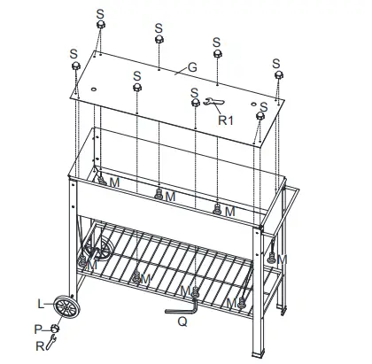 Patiojoy-OP70853BK-Metal -Planter-Box-with-Wheels-fig-5