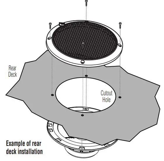 Rockford Fosgate R152-S Prime 5.25 Inch 2-Way Component System Instruction Manual - Mounting