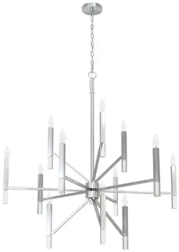 HUNTER 19528 Sunjai 12 Light 3-Tier Chandelier product