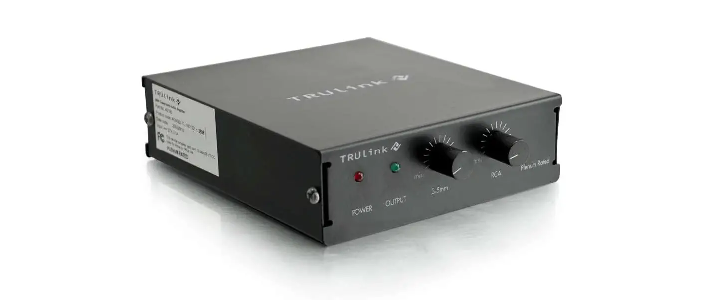 C2g 40914 Compact Amplifier With External Volume Control, Taa Compliant User Guide