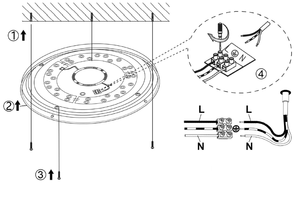 BRILONER 10573351 18W LED Ceiling Light 01