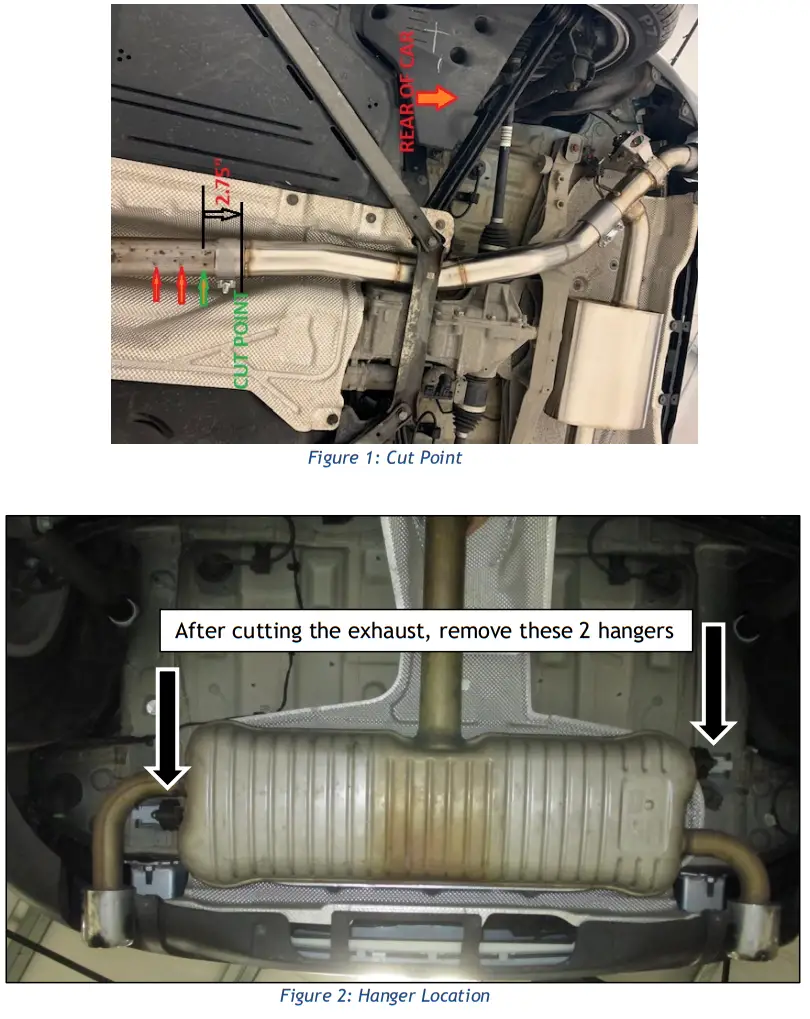 DINAN D660-0089-BLK Exhaust System - Stock System