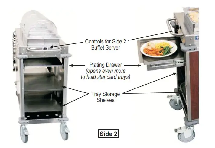 Cadco CBC-HH-L5 52-Inch Electric Hot Food Serving Counter 15