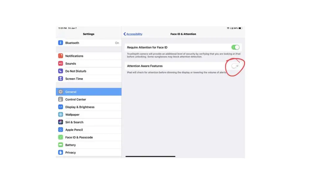 Change Face Id And Attention Settings On Ipad Change Face Id And Attention Settings On Ipad