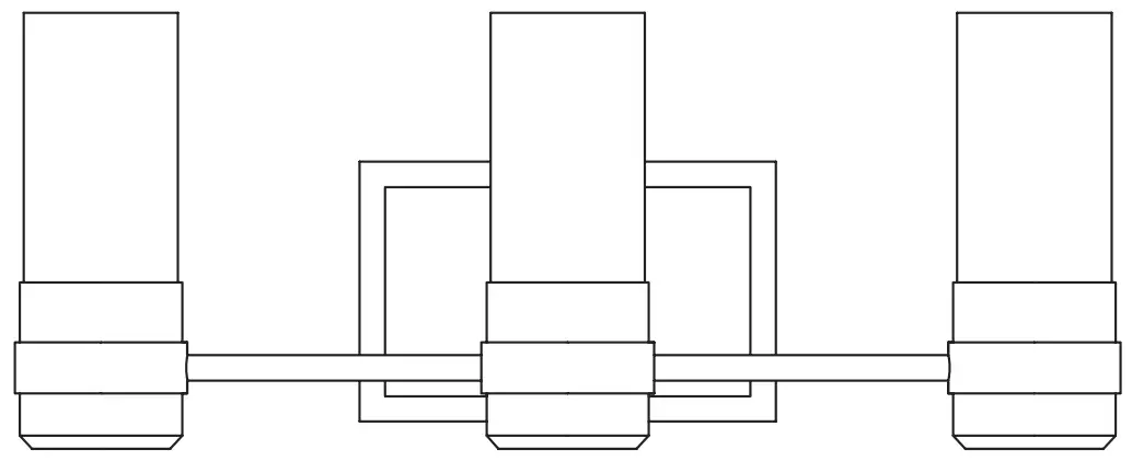 19466 River Mill Three Light Vanity