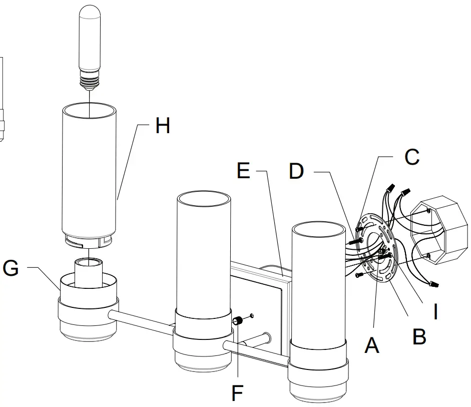 19466 River Mill Three Light Vanity Preparing For Installation