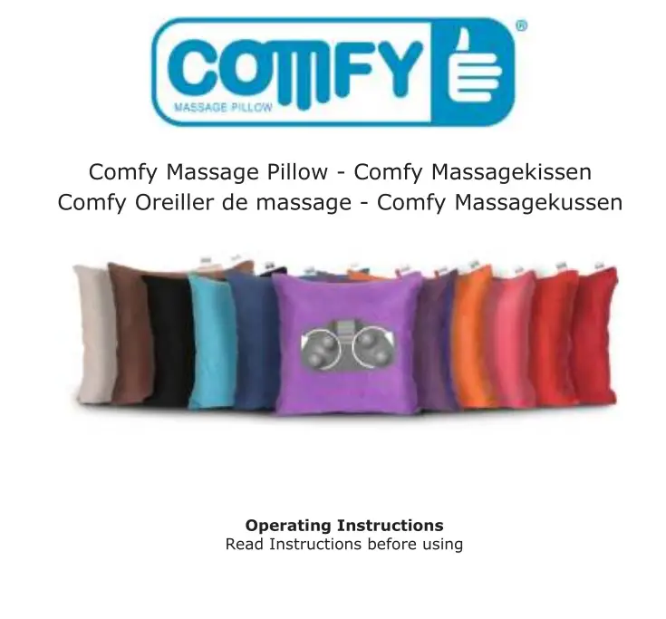 COMFY B089LWXJY6 Massage Pillow Instruction Manual