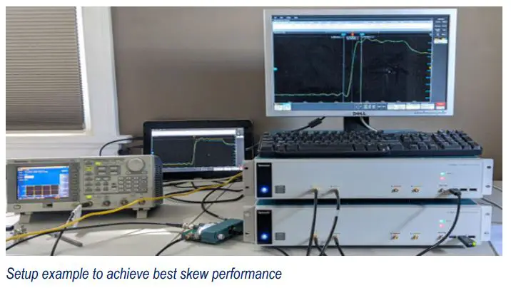 Tektronix TekScope Analysis Datasheet - Setup example to achieve best skew performance