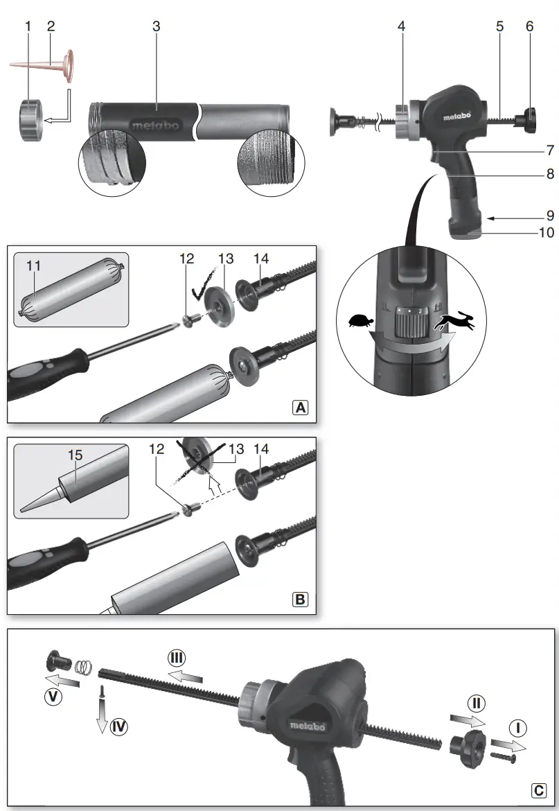 metabo 602117000 Drench Gun PowerMaxx KP - Fig