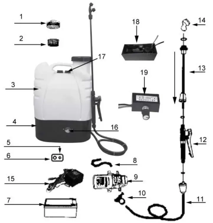 NAKAYAMA NS2000 Rechargeable Sprayer - Overview