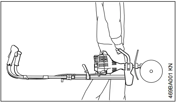 Transporting the machine