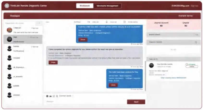 Remote communication interface