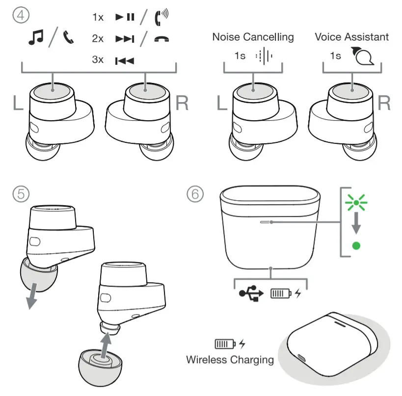 Bowers Wilkins True Wireless Headphones P15 - fig4