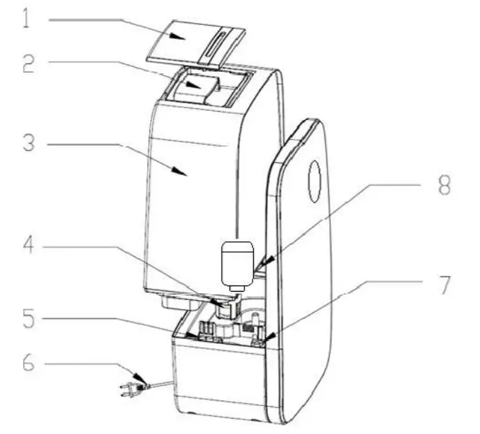 CA-607W Ultrasonic Humidifier Clean Air Optima - fig
