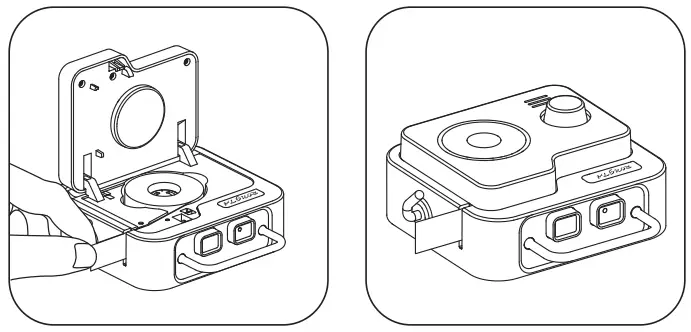 Paper roll installation