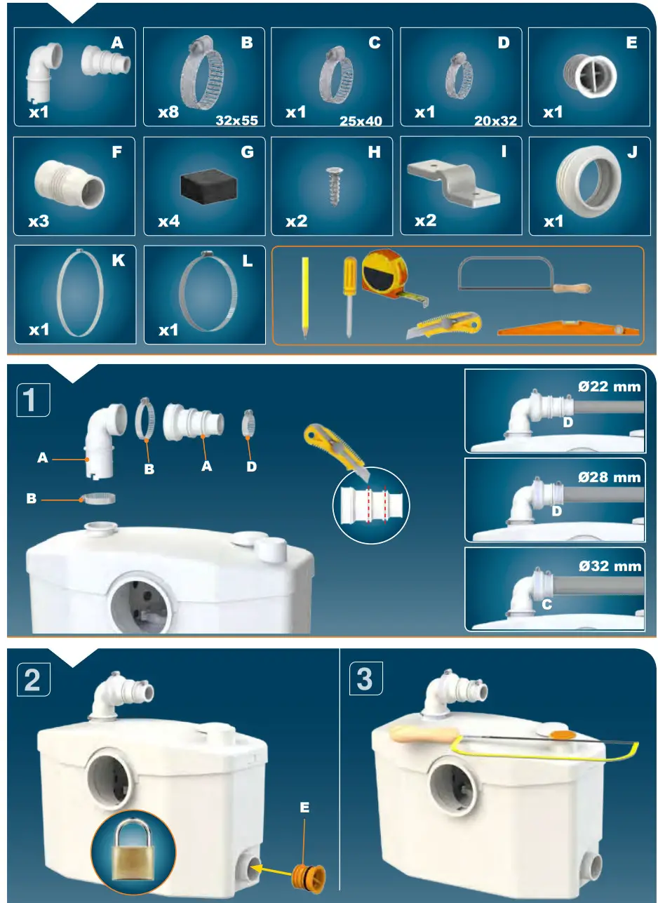 SFA SaniPro XR Sump Pump - Figure 2