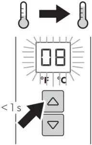 Changing temperature - fig. 12 - MoBar300S - 1