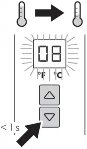 Changing temperature - fig. 12 - MoBar300S - 2