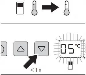 Changing temperature - fig. 12 - MoBar550S - 2