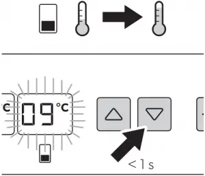 Changing temperature - fig. 12 - MoBar550S - 4