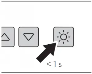Switching on off the light - fig. 10 - MoBar550S