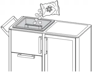 Using the rotomolded ice basket - fig. 6 - MoBar550S
