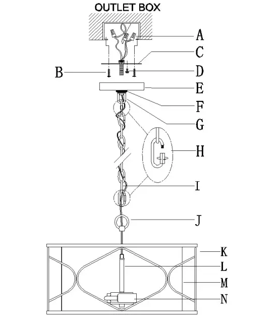 Uolfin 5106179 3-Light Satin Gold with Fabric Modern - Figure 2