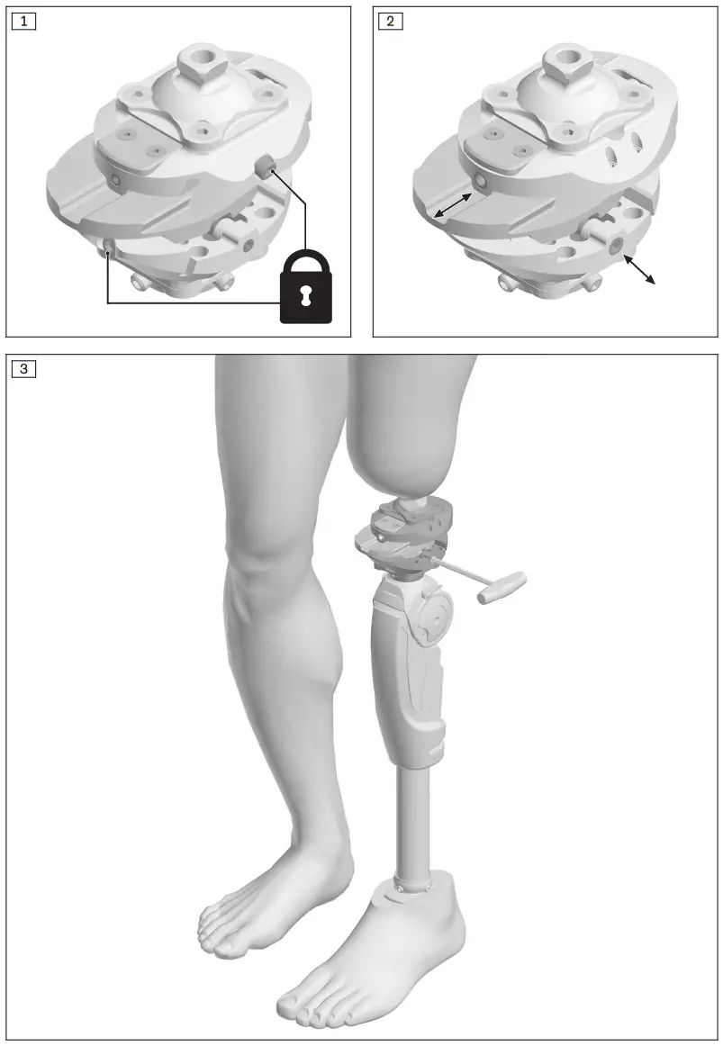 ottobock 4R1 Adjustment Adapter fig 1