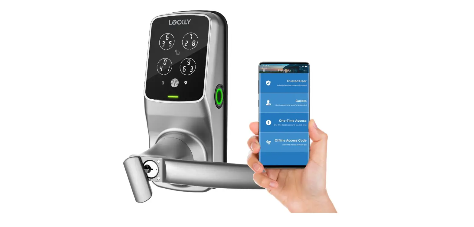 Lockly Pgd628fsn Fingerprint Bluetooth Keyless Smart Lock User Guide
