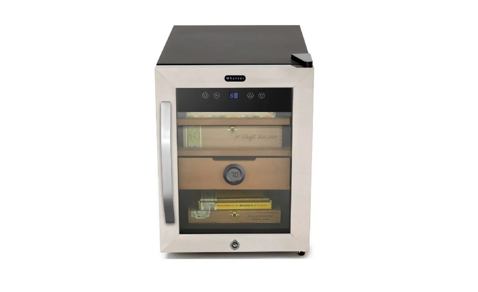 Whytner Chc-123ds 1.2 Cu. Ft. Stainless Steel Digital Control And Display Cigar Humidor Instruction Manual Whytner Chc-123ds 1.2 Cu. Ft. Stainless Steel Digital Control And Display Cigar Humidor Instruction Manual