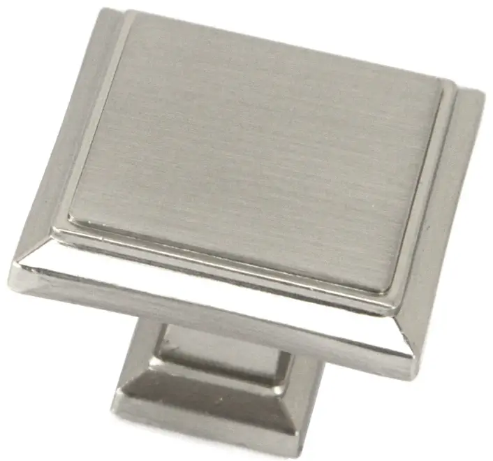 KINGSMAN KNOB-PY-BN20 Nickel Square Contemporary Cabinet Knob