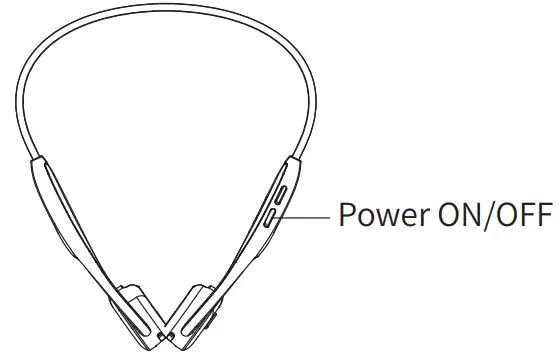 maxell EB ALBT140 AIR LINK Air Conduction Headphone - CONTROLS