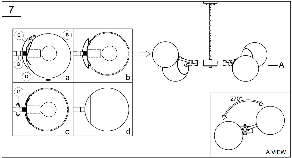 PROGRESS-LIGHTING-P400307-Haas 6-Light-Brushed-Nickel-Mid-Century-Chandelier-FIG- (11)PROGRESS-LIGHTING-P400307-Haas 6-Light-Brushed-Nickel-Mid-Century-Chandelier-FIG- (11)