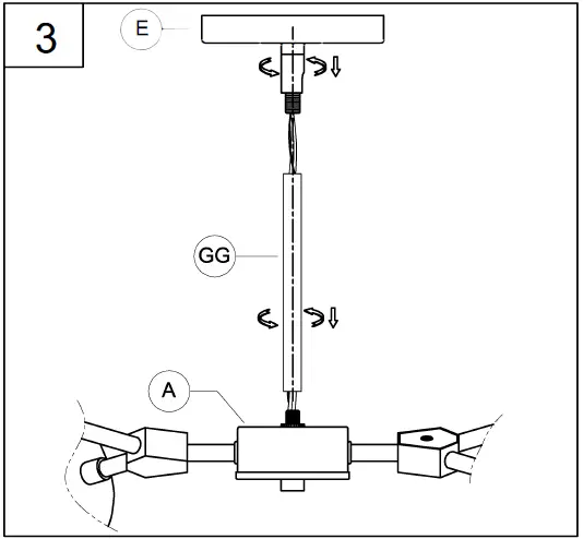 PROGRESS-LIGHTING-P400307-Haas 6-Light-Brushed-Nickel-Mid-Century-Chandelier-FIG- (12)