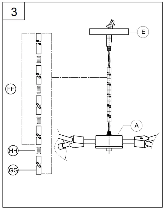 PROGRESS-LIGHTING-P400307-Haas 6-Light-Brushed-Nickel-Mid-Century-Chandelier-FIG- (7)