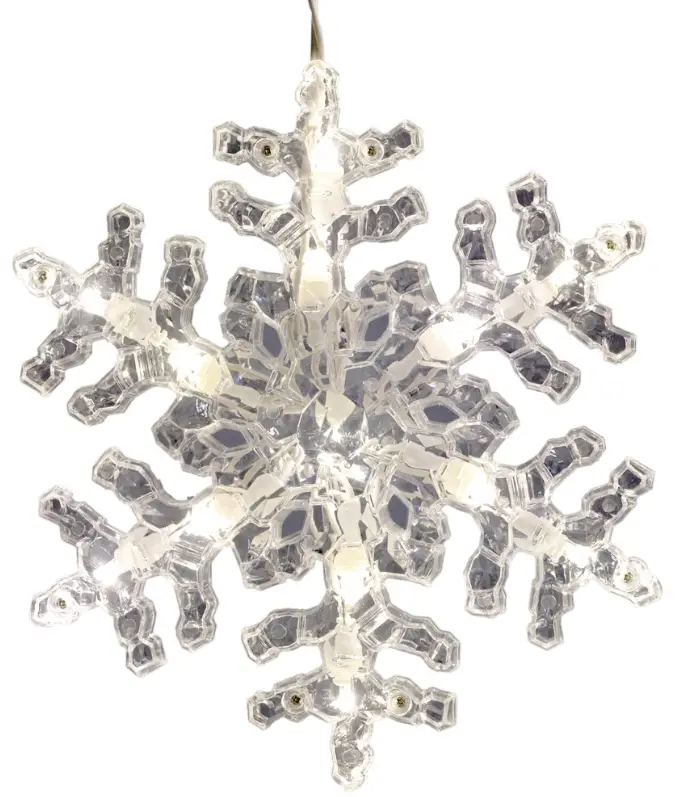 Lighting 72234LO LED 52L 4PCS 9 Inch Snowflake Pathway Maker Light Set