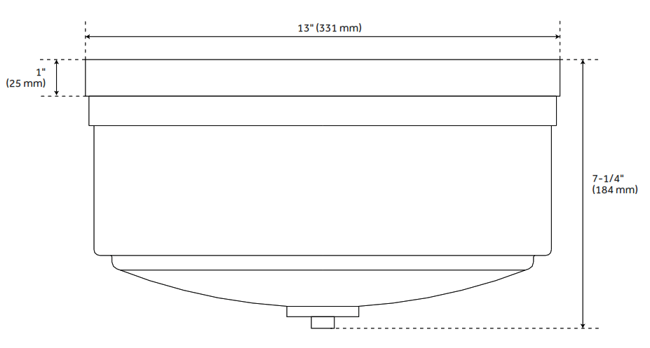 PARK HARBOR 949644 Ocana 2 Light Flush Mount Ceiling Light - 1