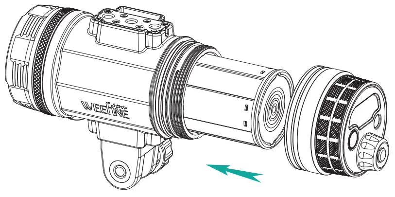 WEEFiNE WF081 Diving Equipment Smart Focus 7000 Video Light - fig 3