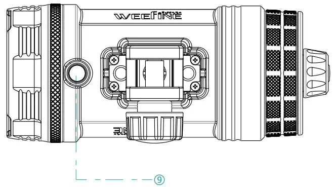 WEEFiNE WF081 Diving Equipment Smart Focus 7000 Video Light - fig