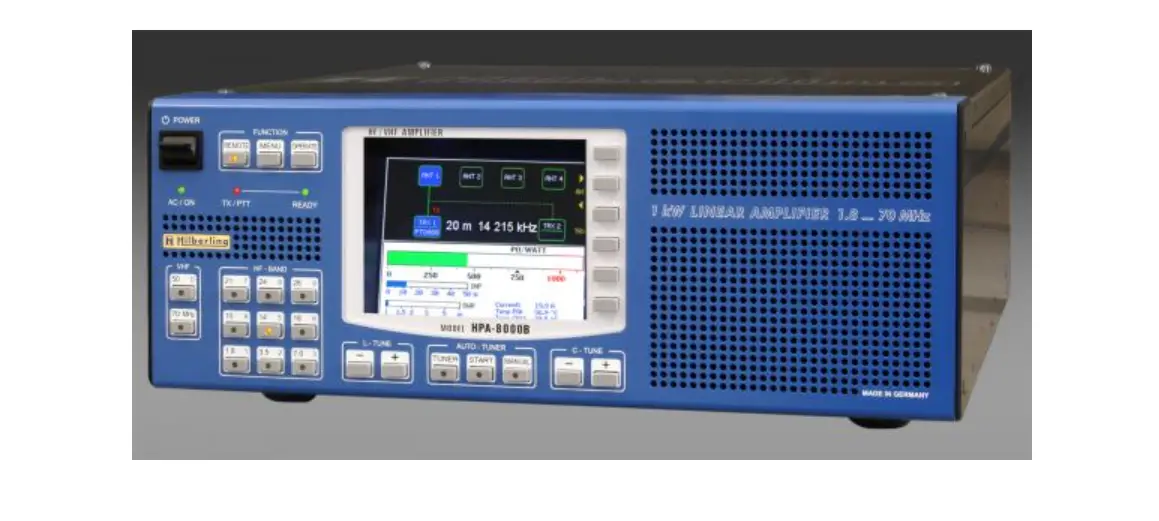 Hilberling Hpa-8000b 1 Kw Linear Amplifier User Manual