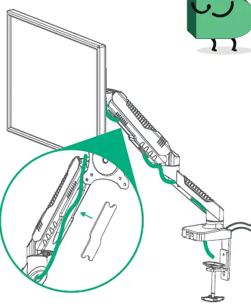 BAUHN-AMAB-0223-S-Gas-Spring-Monitor-Bracket-with-USB-Ports-7