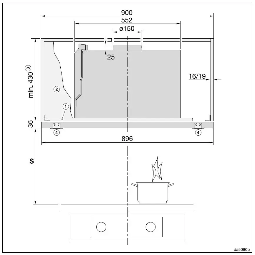Miele-.DAS-4620-Slimline-Range-Hood-FIG 18