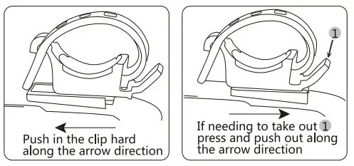 EYCI AS0808 Multifunctional Bicycle Speedometer - instlallation figure