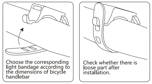 EYCI AS0808 Multifunctional Bicycle Speedometer - light instlasion figer