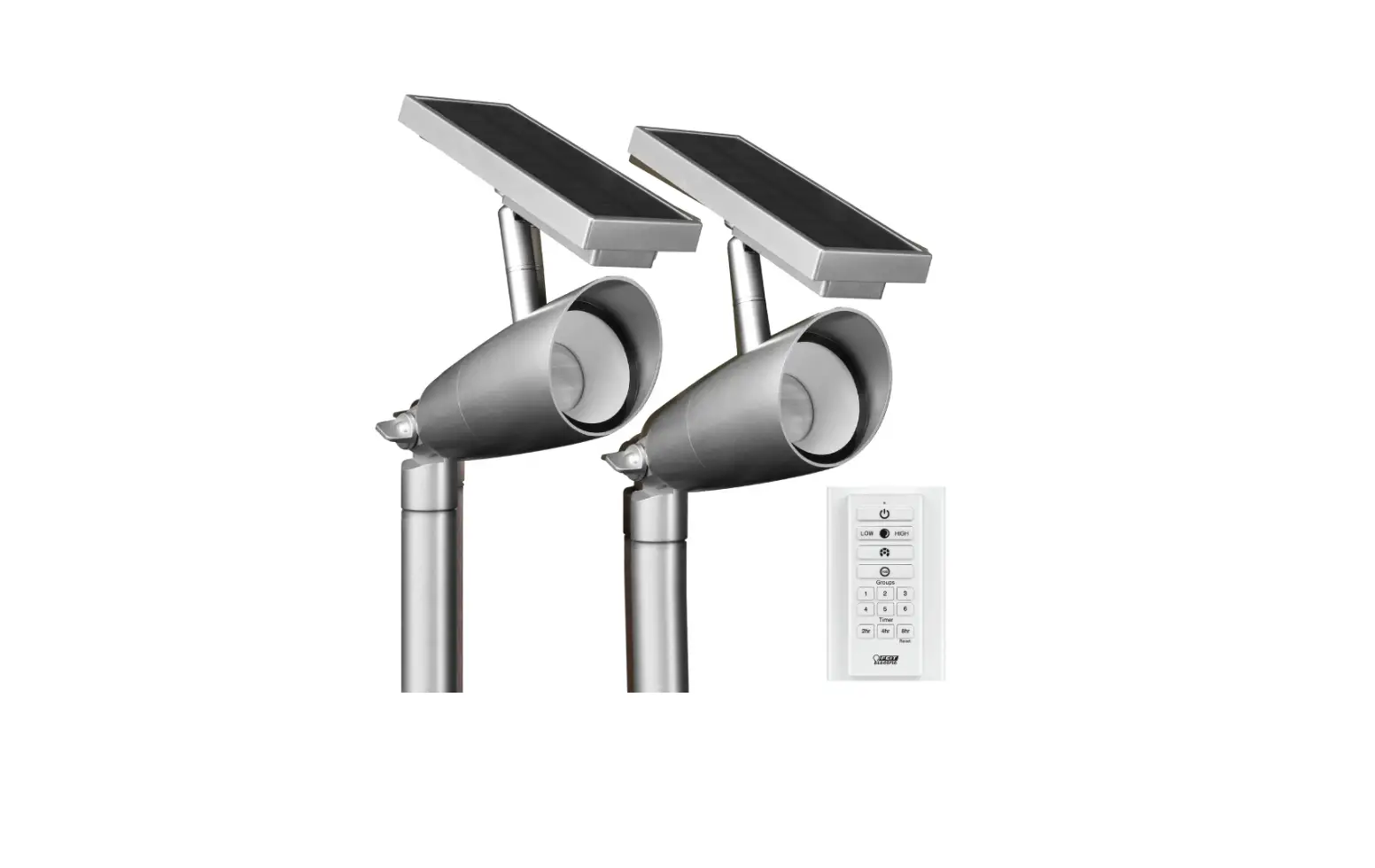 Feit Electric 8 In. Onesync Landscape Nickel Solar Spotlight Starter Kit User Guide