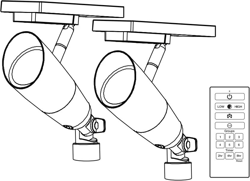 FEIT ELECTRIC 8 in. OneSync Landscape Nickel Solar Spotlight Starter Kit