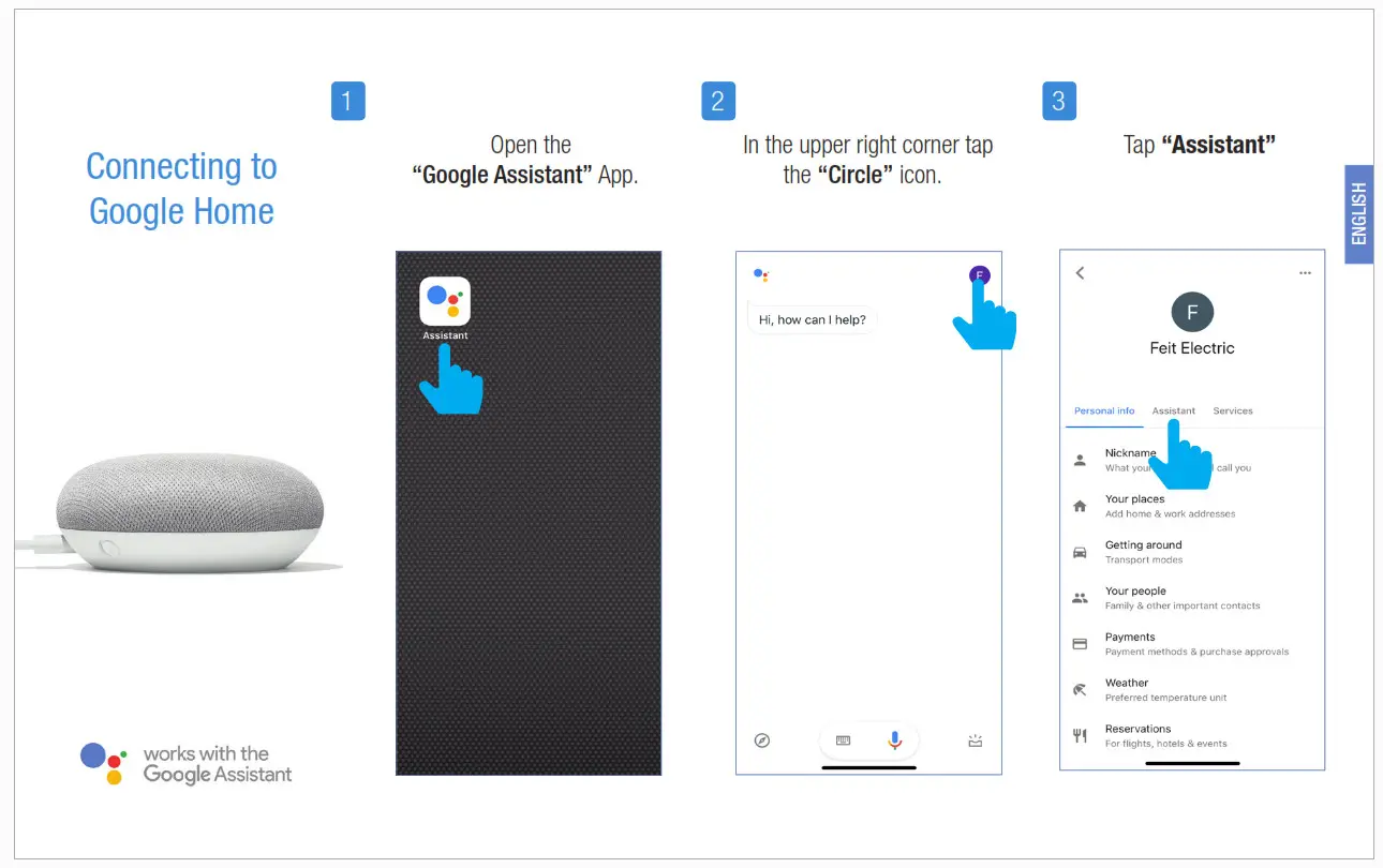 Feit Electric Smart Bulb Setup - Connecting to Google Home