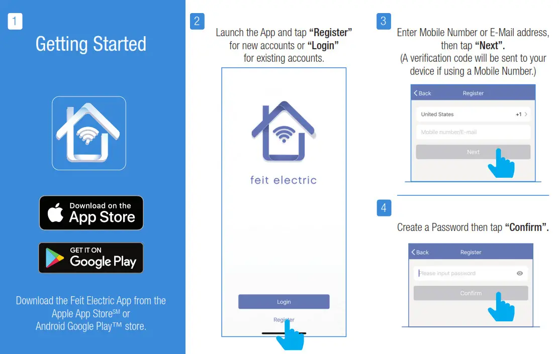 User Guide For Feit Electric App Getting Started